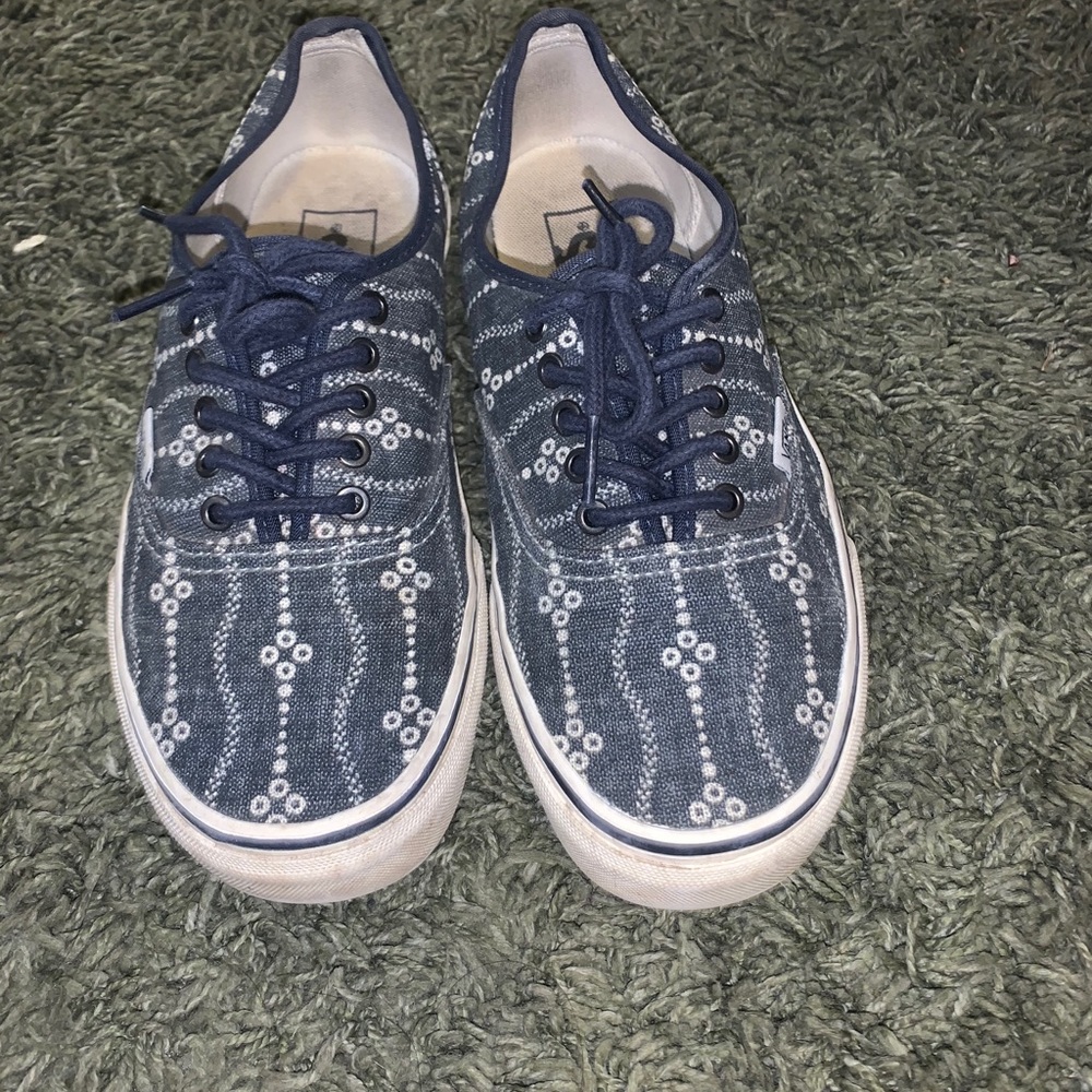 Vans Patterned Canvas Sneakers